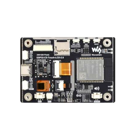 ESP32-C5 2.8inch IPS capacitive touch display dev.board, 240×320 262K color, 2.4GHz/5GHz WiFi/BT5 LE (WS-34958)