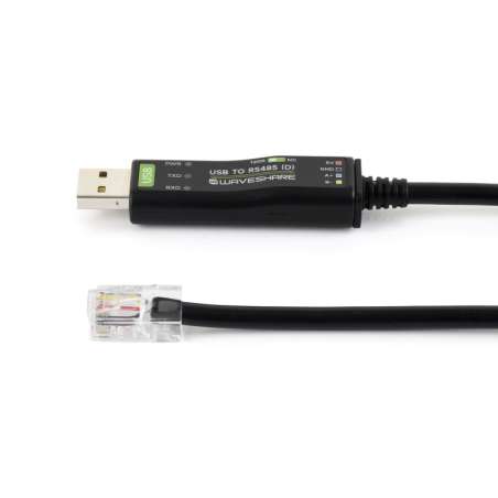 USB to RS485 (D) Industrial Grade Isolated Bidirectional Converter, 2m, FT232RNL RS485 Transceiver RJ45 T568B (WS-35209)