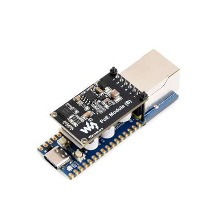 RP2350-POE-ETH Development Board, Dual-Core Dual-Architecture, W6300 Ethernet Controller, PoE (WS-35199)