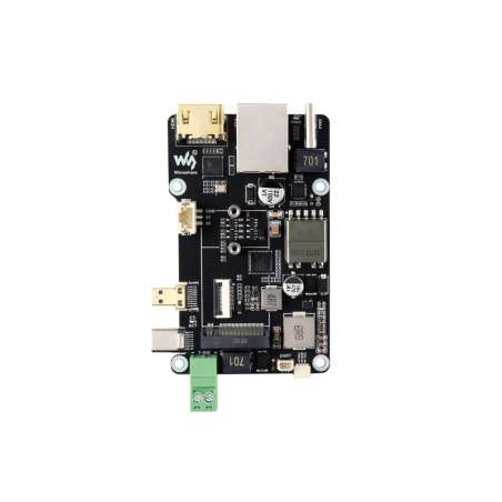 PCIe To M.2 Multifunctional Adapter, 4K Output, Original RTL8125 2.5GbE Ethernet Raspberry Pi OS, Networking  PoE (WS-35254)
