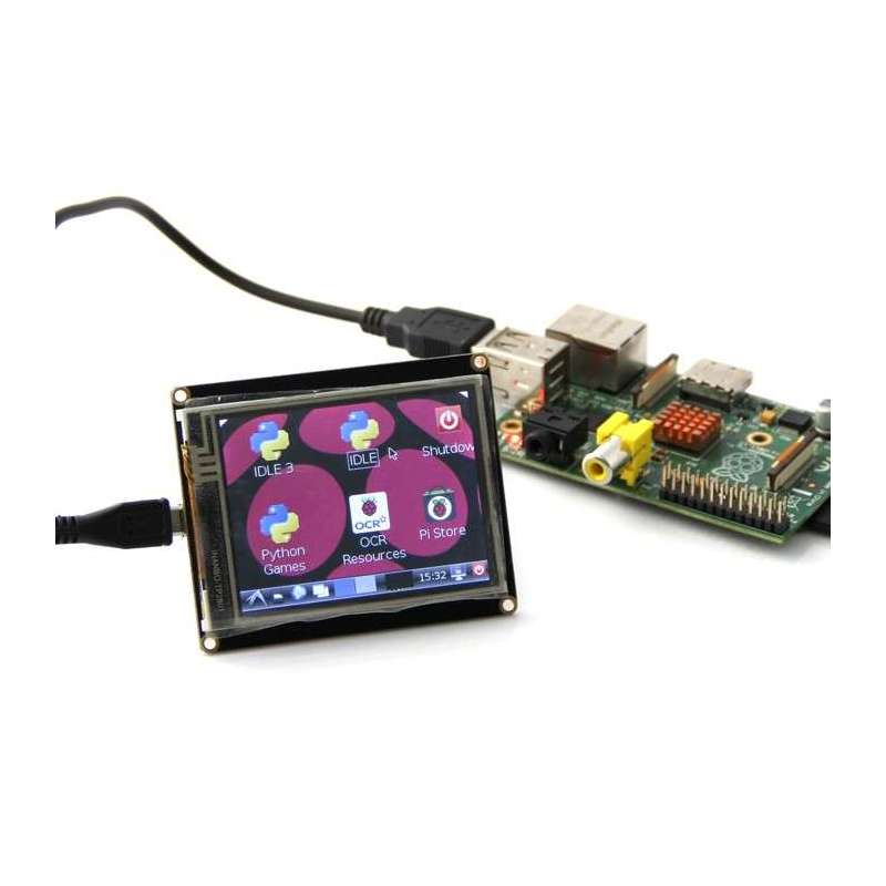 Raspberry Pi Pico/ W Breadboard Kit with 3.5 Inch Touch Screen Breakout  Board