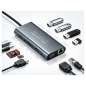 USB-C 11-in-1 Hub, RJ45 100Mbps Ethernet, 4K High Definition HDMI, SD/TF, 100W PD Input, Aluminum Case, Plug&Play (WS-35204) USB-C 11-in-1 Hub, RJ45 100Mbps Ethernet, 4K High Definition HDMI, SD/TF, 100W PD Input, Aluminum Case, Plug&Play (WS-35204)