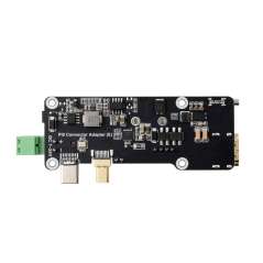 PCIe To M.2 Multifunctional Adapter (E) For Raspberry Pi 5, 4K Output, PoE PCIe To M.2 Interface NVMe SSD (WS-35344)