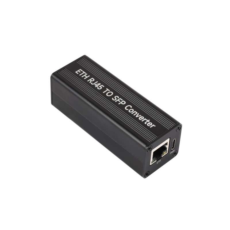 Gigabit Auto-negotiation SFP Fiber-to-Ethernet Converter, RTL8213B 1.25Gbps Optical Transceiver, Indicators (WS-35308)
