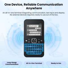 ThinkNode M9 MeshCore Communication Terminal Keyboard 2.4inch LCD,ESP32-S3 + LR1110,GPS,2300mAh 868MHz (ER-LMM16509D)