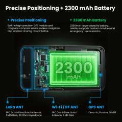 ThinkNode M9 MeshCore Communication Terminal Keyboard 2.4inch LCD,ESP32-S3 + LR1110,GPS,2300mAh 868MHz (ER-LMM16509D)