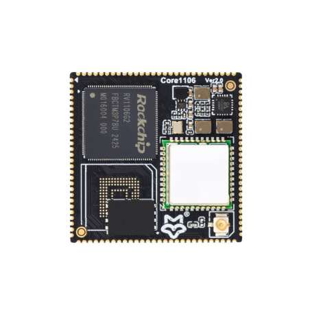 Luckfox Core1106 Core Board Based On Rockchip RV1106, 256MB SPI NAND, ARM Cortex-A7/RISC-V MCU/NPU/ISP (WS-34948)