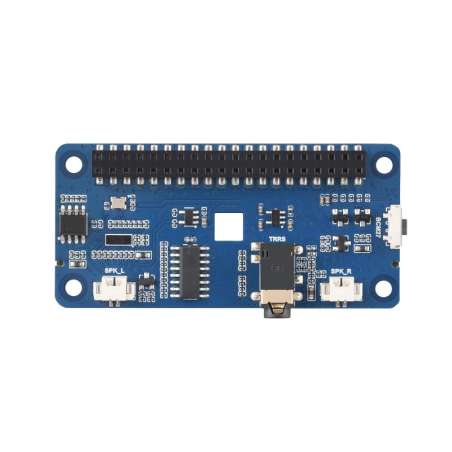 DA7212 I2S Audio HAT Type B For Raspberry Pi, Stereo Encoding/Decoding, Speaker EEPROM (WS-35338)