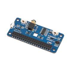 DA7212 I2S Audio HAT Type B For Raspberry Pi, Stereo Encoding/Decoding, Speaker EEPROM (WS-35338)