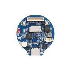 ESP32-C6 1.28inch LCD Display Dev.Board, 240×240, 65K color, 2.4GHz Wi-Fi 6 and Bluetooth 5 (WS-35450)