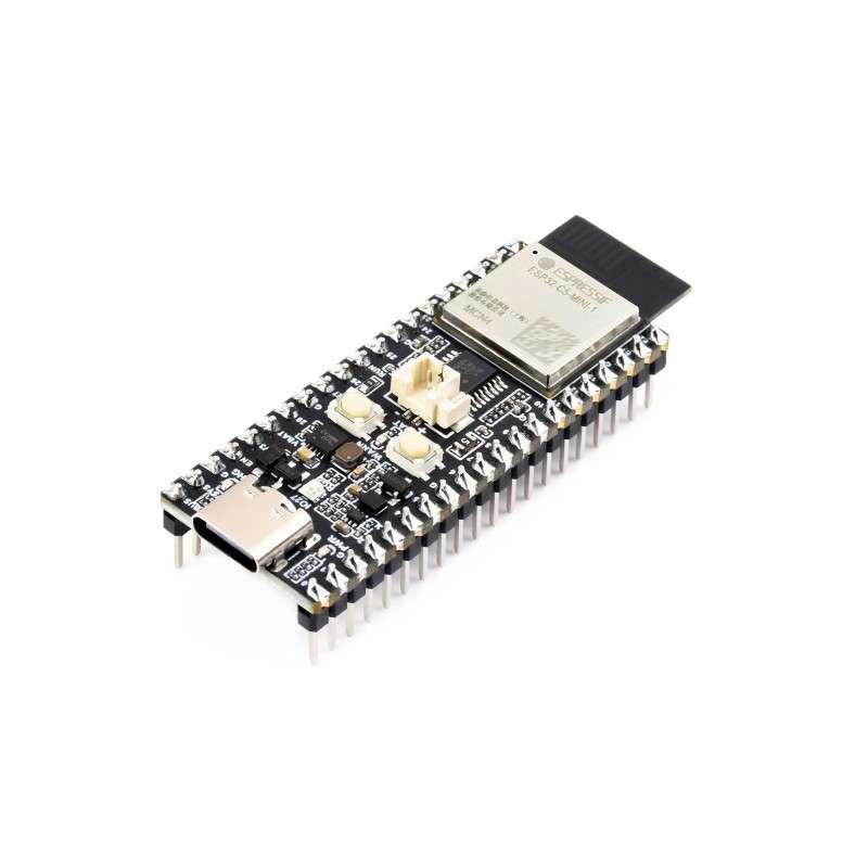 ESP32-C5 dual-band Wi-Fi 6 dev.board, 240MHz single-core processor, Onboard ESP32-C5-MINI-1 series module (WS-35341)
