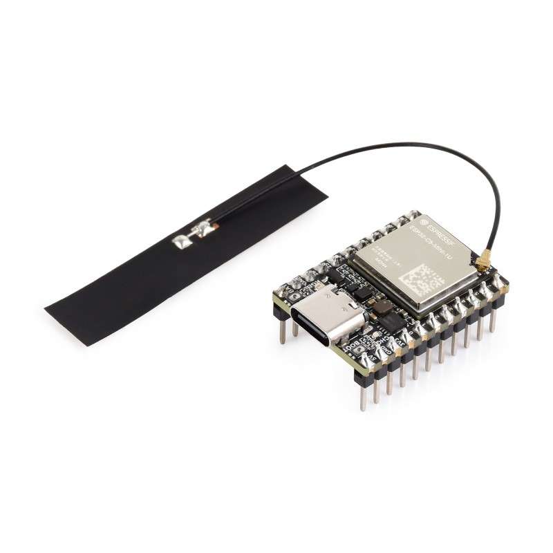 ESP32-C5 Mini Dual-band Wi-Fi 6 Development Board, 240MHz Single-core Processor, ESP32-C5-MINI-1 Series Module (WS-35538)