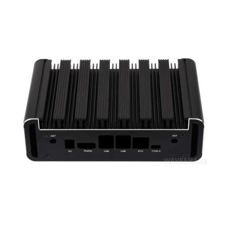 Aluminum Alloy Passive Cooling Case Kit For Jetson Orin, Jetson Orin NX 16GB Module, Power Button (WS-35654) HDMI