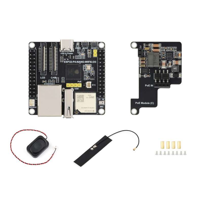 ESP32-P4-NANO-WIFI6-DB Dev.Board, RISC-V Dual-Core 400MHz + Single-Core 40MHz, Dual-Band Wi-Fi6/BT (WS-35556) B ESP32-P4-NANO-WIFI6-DB Dev.Board, RISC-V Dual-Core 400MHz + Single-Core 40MHz, Dual-Band Wi-Fi6/BT (WS-35556) B