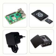 Raspberry Pi 5/8GB, 32GB SD Official KIT - Black