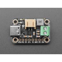 Adafruit bq25185 USB / DC / Solar Charger with 5V Boost Board Product (AF-6106)