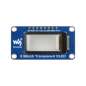 0.96inch Transparent OLED Display Module, 128 × 64 Resolution, SPI/I2C Interface, SSD1312 Driver IC (WS-33163)