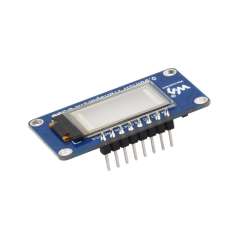0.96inch Transparent OLED Display Module, 128 × 64 Resolution, SPI/I2C Interface, SSD1312 Driver IC (WS-33163)