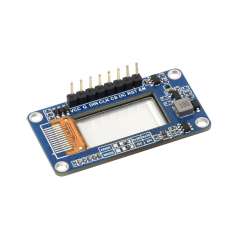 0.96inch Transparent OLED Display Module, 128 × 64 Resolution, SPI/I2C Interface, SSD1312 Driver IC (WS-33163)