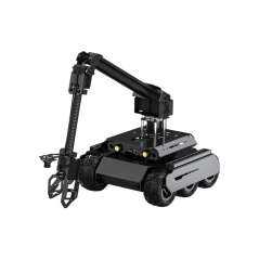 UGV Rover M2 Open-Source 6 Wheels 4WD AI Robot, 4-DOF High-Torque Robotic Arm, Based On ROS 2, Raspberry Pi 4B (WS-35844)