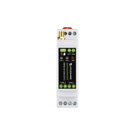 Industrial ESP32-S3 Control Board With 2-Ch CAN Wi-Fi/BT, Isolation Protection Circuits (WS-35882) External Antenna