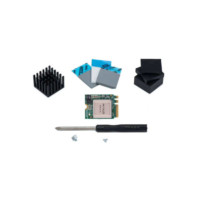 Accelerator Cards Hailo-8 M.2 Key A+E 2230 AI, Hailo 8 AI Starter Kit, M.2 Key A+E 2230, PCIe Gen3x2, 2.5W, 26 TOPS Accelerator Cards Hailo-8 M.2 Key A+E 2230 AI, Hailo 8 AI Starter Kit, M.2 Key A+E 2230, PCIe Gen3x2, 2.5W, 26 TOPS