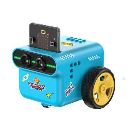 ELECFREAKS micro:bit TPBot Edu Car Kit, Creative microbit Car for Kids to Master Coding Basics (EF08415)