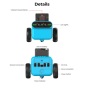 ELECFREAKS micro:bit TPBot Edu Car Kit, Creative microbit Car for Kids to Master Coding Basics (EF08415)