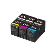 6x 125ml CMYK+Hard White+Gloss Coat