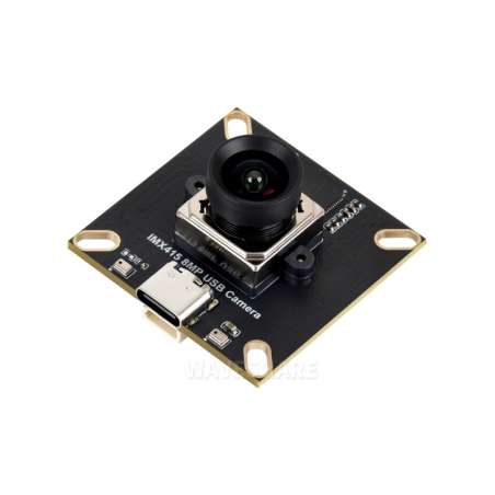 IMX415 8MP High-resolution USB 2.0 Camera Module Type B, IMX415, Dual Microphones, 93.5° Wide Lens -0.4% (WS-35834)