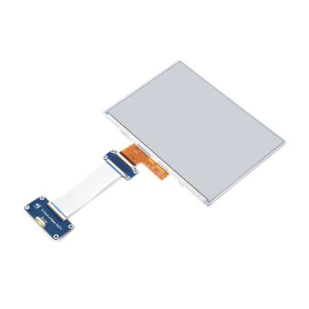9.7inch E Ink Spectra 6 (E6) Full Color Display, 1120×784, SPI, HAT+ Standard Driver HAT, E-ink Display (WS-35923)