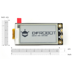2.13" e-ink Display Module for Raspberry Pi 4B/3B+/Zero W  (DFR0591)