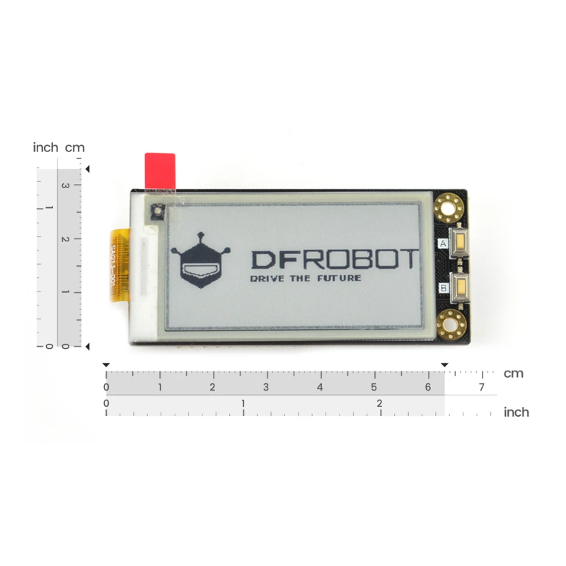 2.13" e-ink Display Module for Raspberry Pi 4B/3B+/Zero W (DFR0591) 2.13" e-ink Display Module for Raspberry Pi 4B/3B+/Zero W (DFR0591)