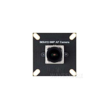 IMX415 8MP MIPI Camera Module Type B, Autofocus, 93.5° D-FoV, Distortion-free, Raspberry Pi 5/4B/3/Zero (WS-35864)