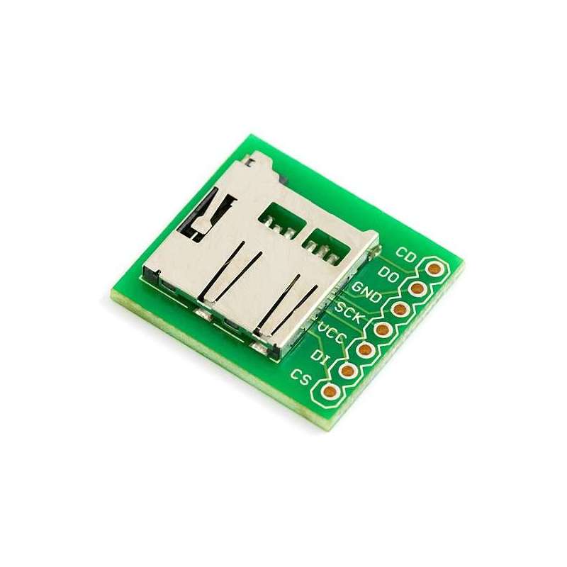 Breakout Board for microSD Transflash SPI interface 