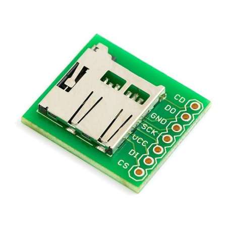 Breakout Board for microSD Transflash (Sparkfun BOB-00544)