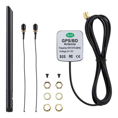ELE7670 4G Module Antenna Kit for Precise Positioning GPS+BD Dual-Mode + 4G High-Gain + WiFi Adapter (ER-ACC07670L)