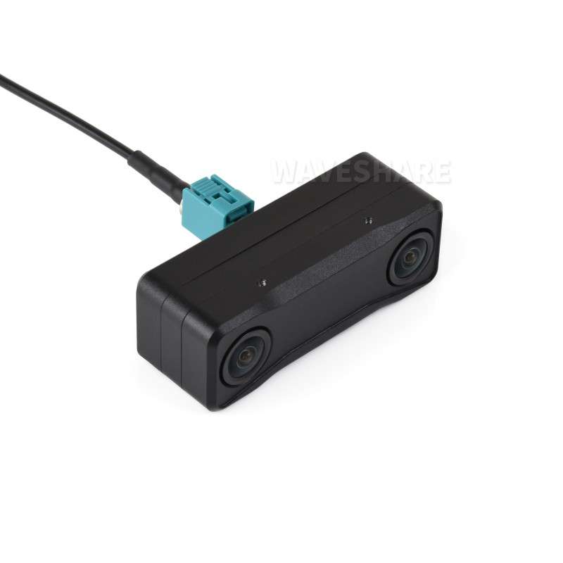 1MP Global Shutter GMSL Stereo Camera, Built-in IMU Module, Stereo Synchronization, 120° FoV, 60FPS Real-time Image (WS-35868) 1MP Global Shutter GMSL Stereo Camera, Built-in IMU Module, Stereo Synchronization, 120° FoV, 60FPS Real-time Image (WS-35868)
