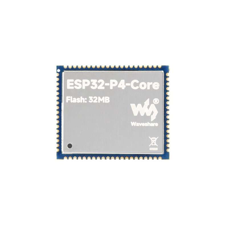 ESP32-P4-Core Module With 32-bit Dual-Core and Single-Core RISC-V Processors, Onboard 32MB PSRAM, 32MB Flash (WS-36097) ESP32-P4-Core Module With 32-bit Dual-Core and Single-Core RISC-V Processors, Onboard 32MB PSRAM, 32MB Flash (WS-36097)