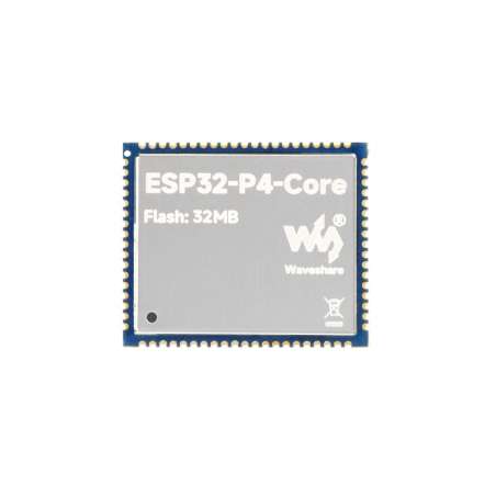 ESP32-P4-Core Module With 32-bit Dual-Core and Single-Core RISC-V Processors, Onboard 32MB PSRAM, 32MB Flash (WS-36097)