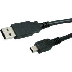 Cable  USB A  - USB B mini  (USB2.0) USBmini