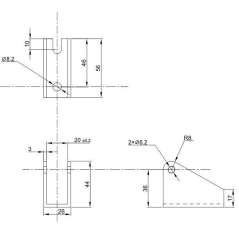 Mounting bracket for Linear Actuators (MR101-002)