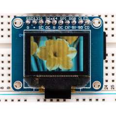 OLED Breakout Board - 16-bit Color 0.96" w/microSD holder (Adafruit 684)