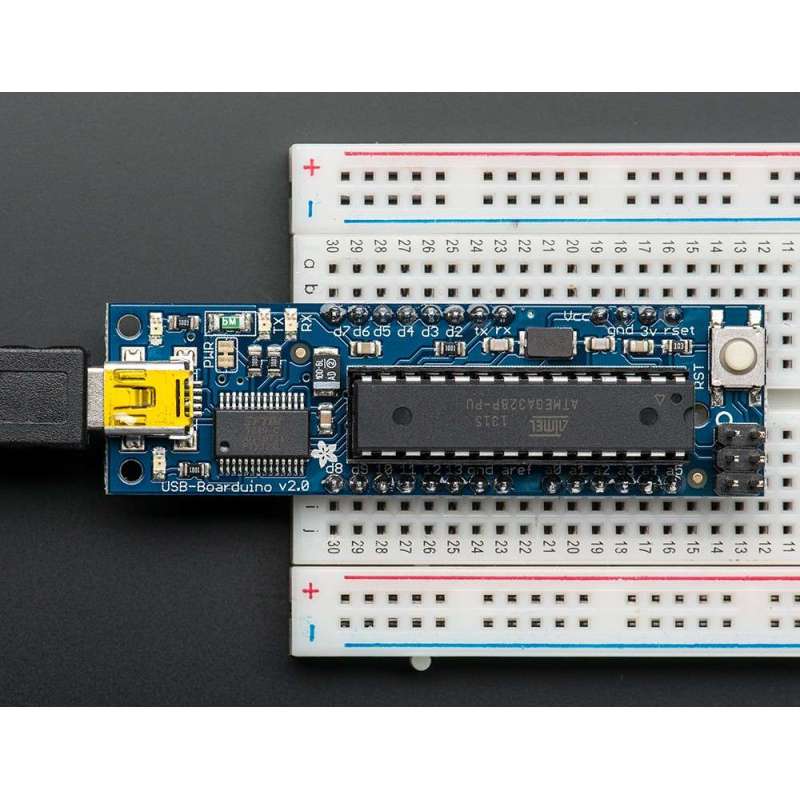 USB Boarduino (Arduino compatible) Kit w/ATmega328 - v2.0 (Adafruit 91)