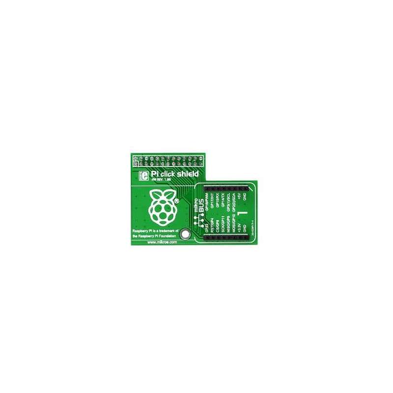 Pi click shield - connectors soldered (MIKROE-1513)