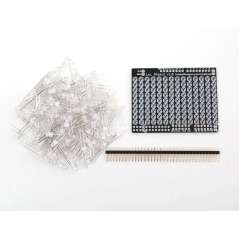 LoL Shield WHITE - A charlieplexed LED matrix kit for Arduino - 1.5 (Adafruit  494)