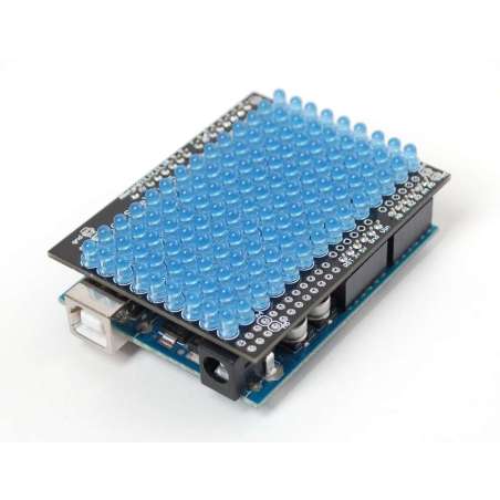 LoL Shield BLUE - A charlieplexed LED matrix kit for the Arduino - 1.5 (Adafruit 493)