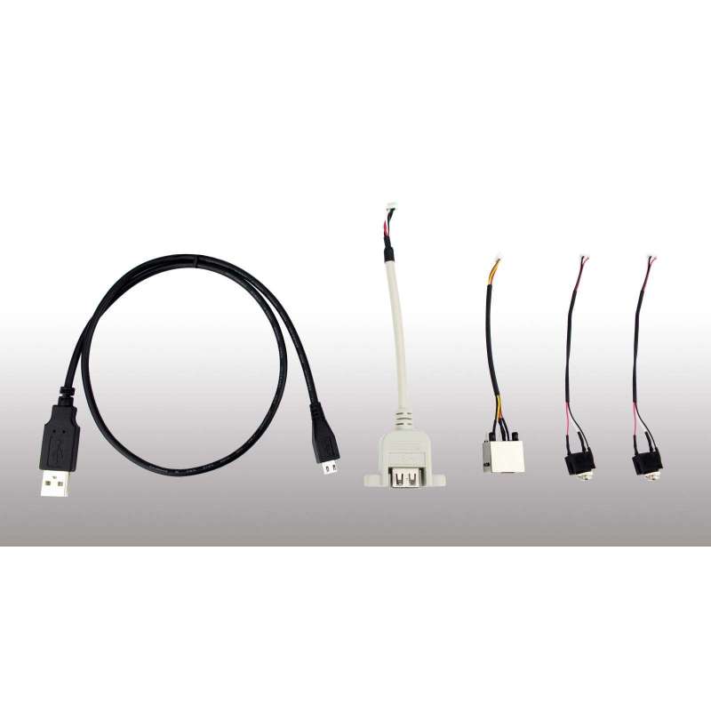 86Duino One Cable Set - Assortment of cables required for operation of the 86Duino One