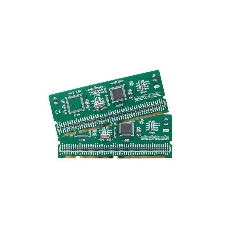 LV-32MX v6 100-pin TQFP MCU Card with PIC32MX460F512L