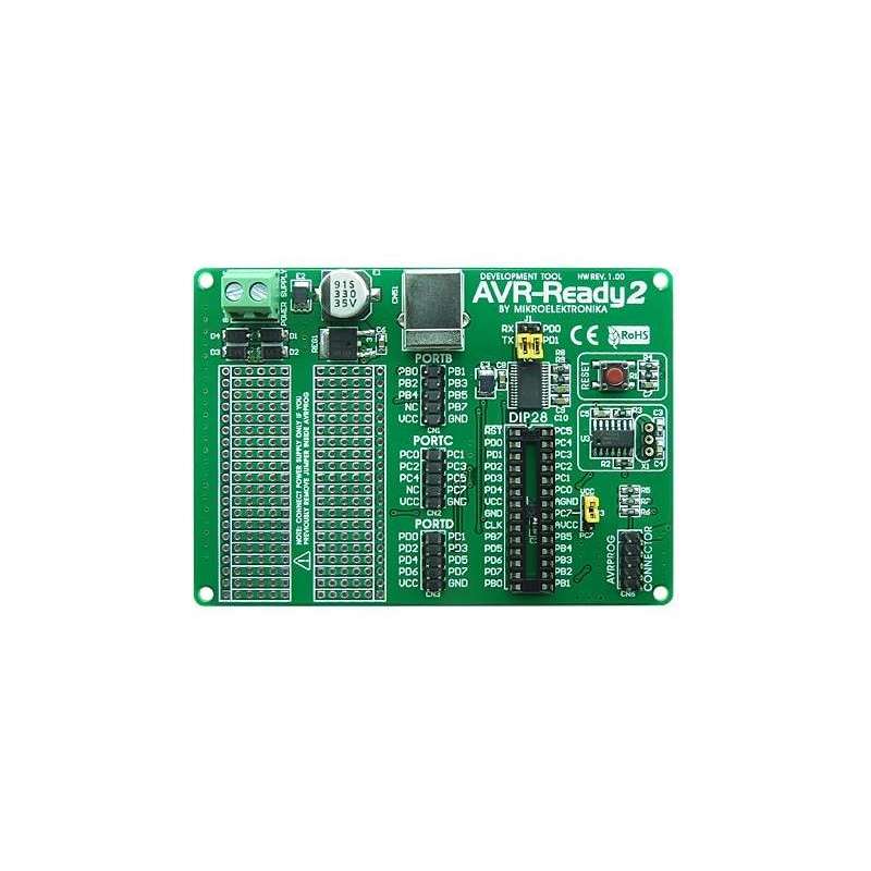 AVR-Ready2 Board  (MIKROE-417)